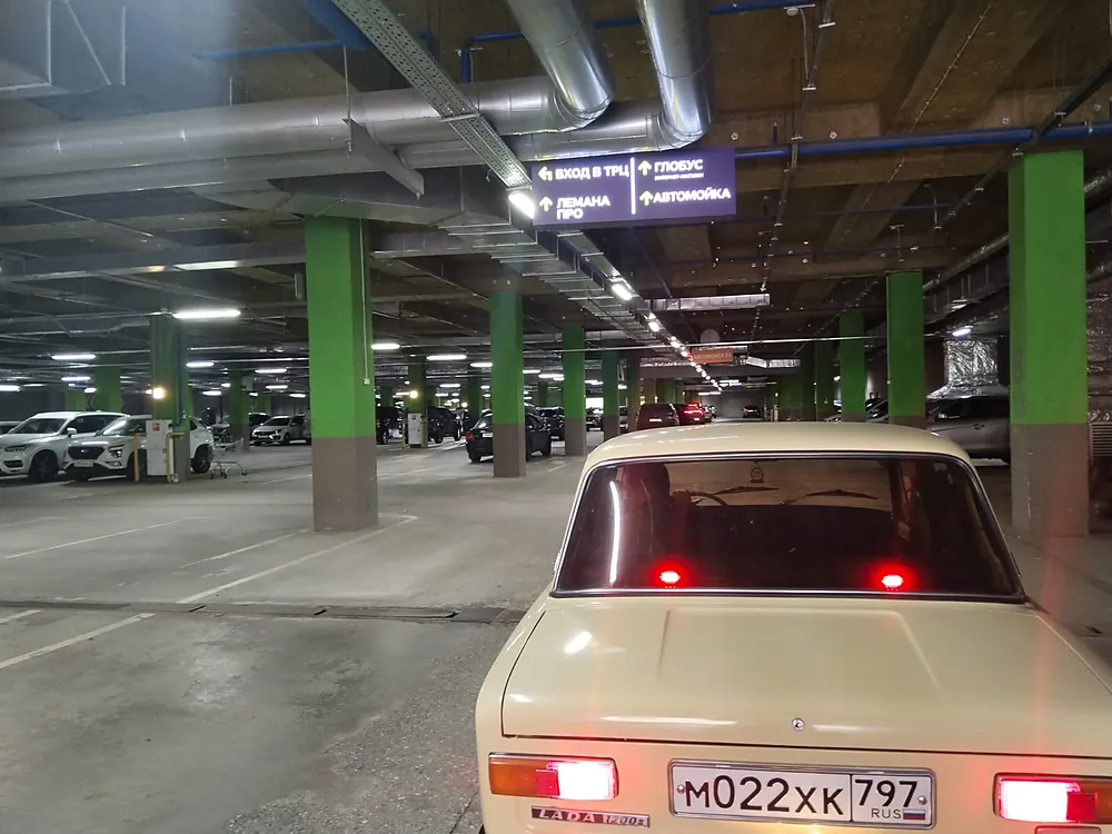 Маршрут по паркингу к ПТО